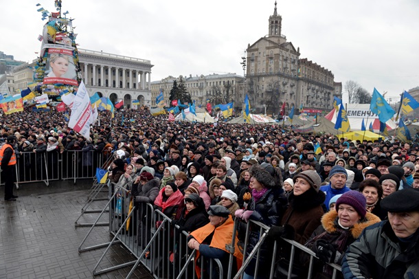 Народное вече. Фото ключевых событий Евромайдана 10-12 января