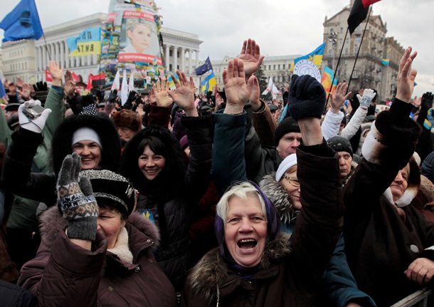 Народное вече. Фото ключевых событий Евромайдана 10-12 января