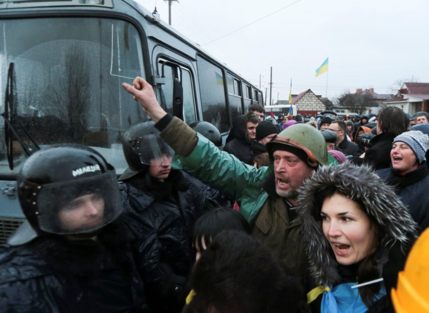 Автомайдан в Межигорье. Фото ключевых событий Евромайдана 10-12 января