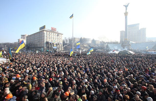 Панорамные снимки Майдана Независимости