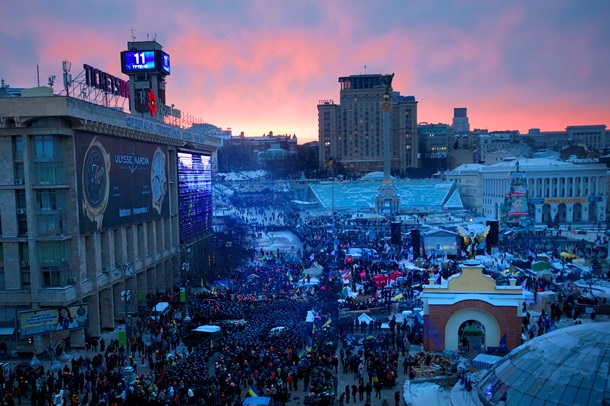 Начало штурма Евромайдана. Фоторепортаж из центра Киева в ночь на 11 декабря