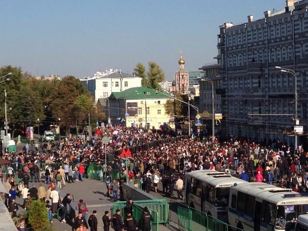 Хватит врать и воевать!, - Марш мира начался в Москве. ПРЯМАЯ ТРАНСЛЯЦИЯ+ФОТОрепортаж