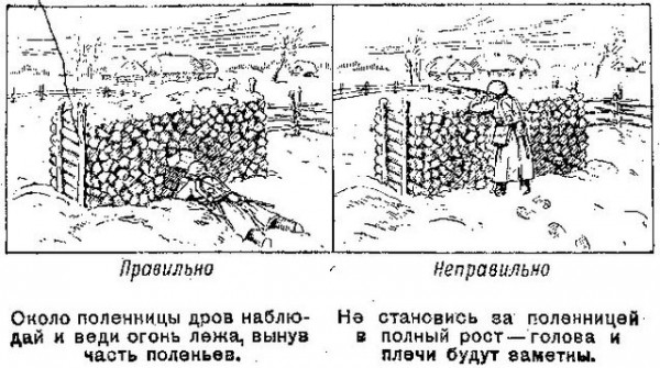 Памятка разведчику по маскировке