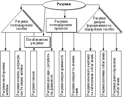 Класифікація рахунків бухгалтерського обліку 