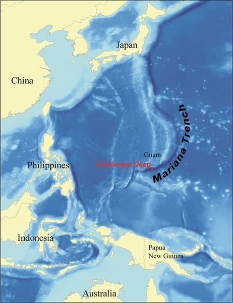 Марианская впадина (Марианский жёлоб) Mariana Trench